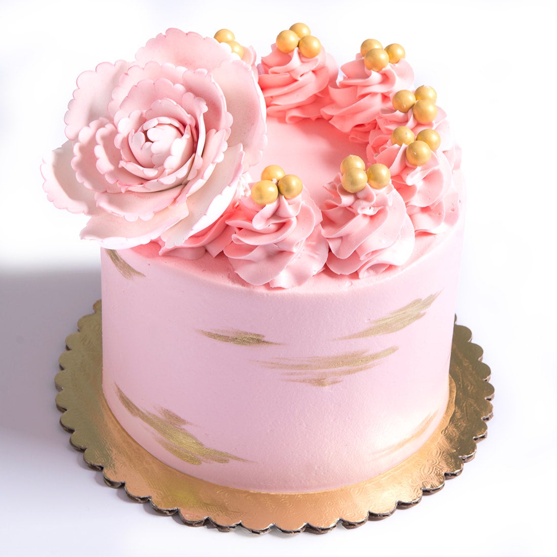 Pink Blushing Beauty Cake The Sugar Bakery