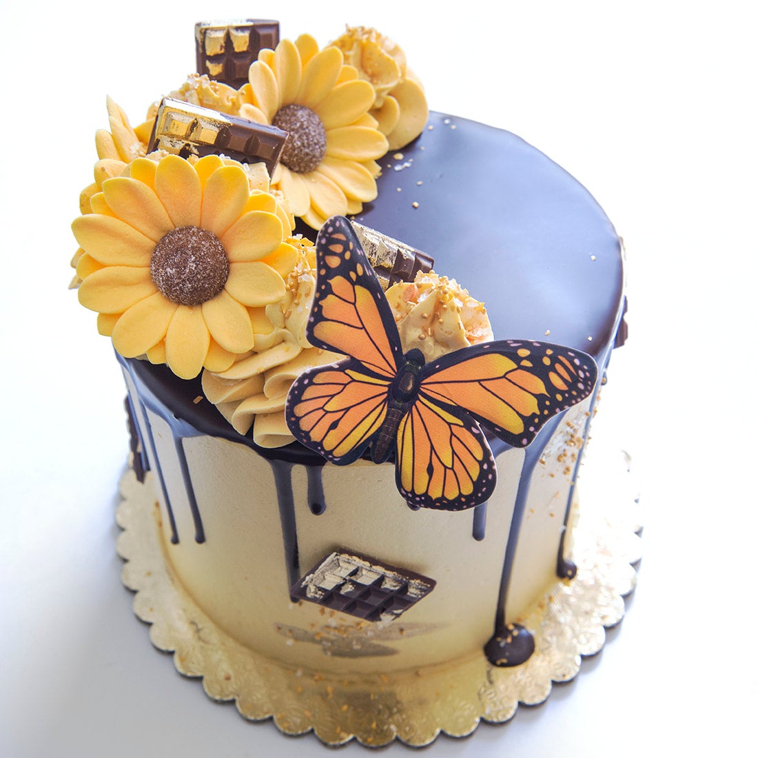 Sunflower cake store