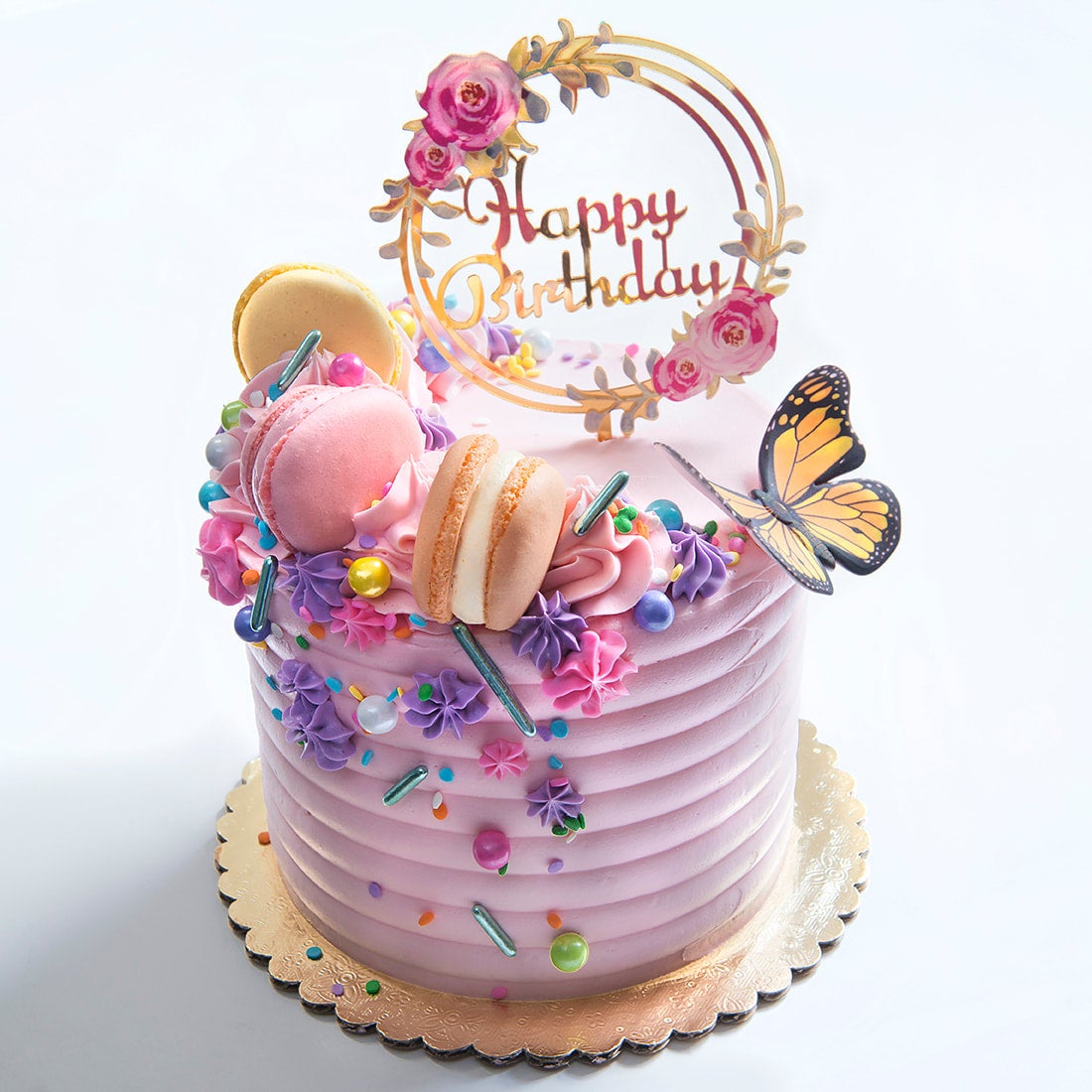 Fairy Garden Layer Cake - Classy Girl Cupcakes