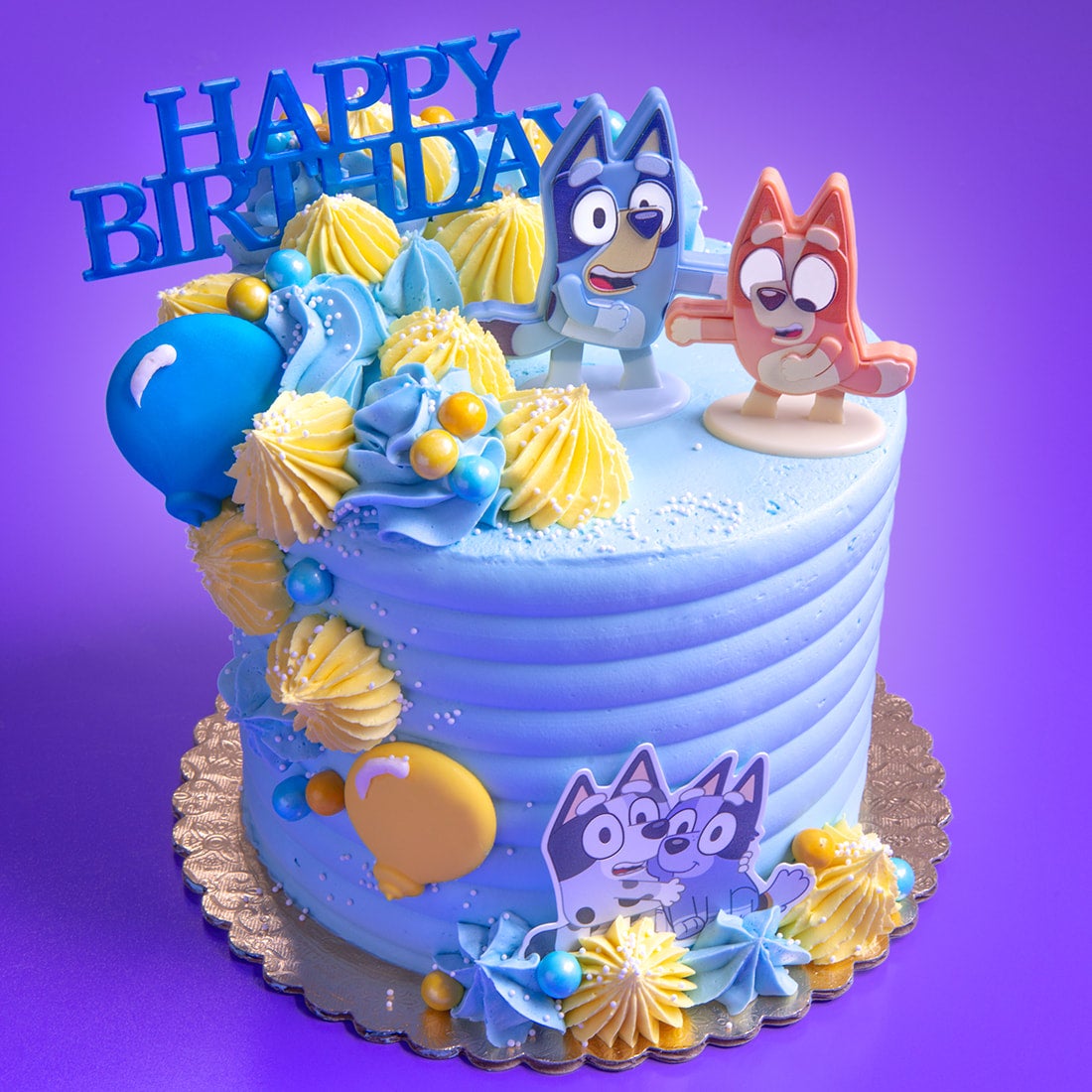 Bluey Birthday cake