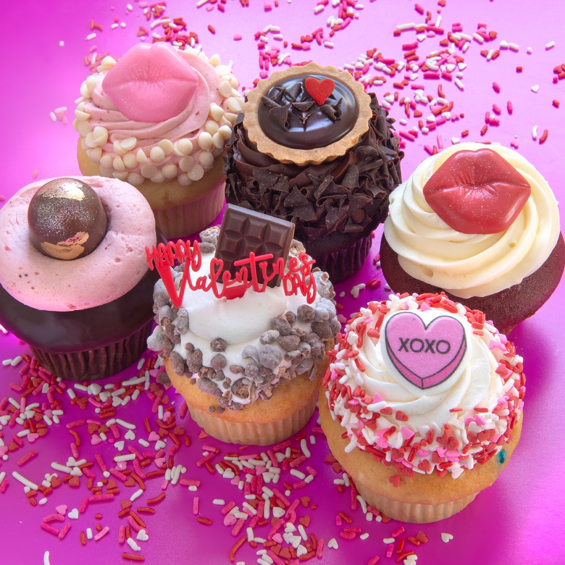 Valentine's 6 Pack The Sugar Bakery