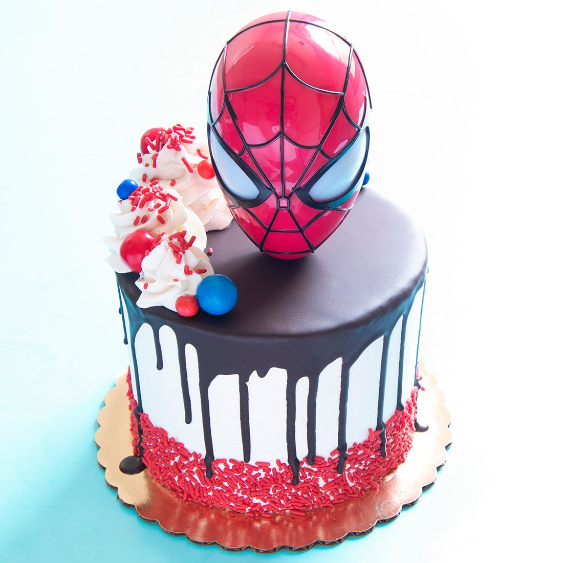 Spiderman 2 Tiered Cake - We Create Delicious Memories - Oakmont Bakery-mncb.edu.vn