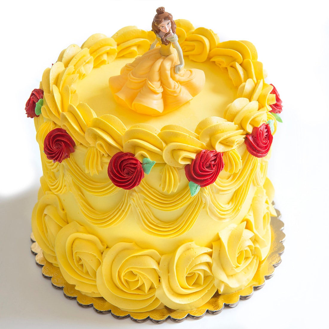 Princess Belle Cake  disney princess birthday theme cake  boiled icing   YouTube